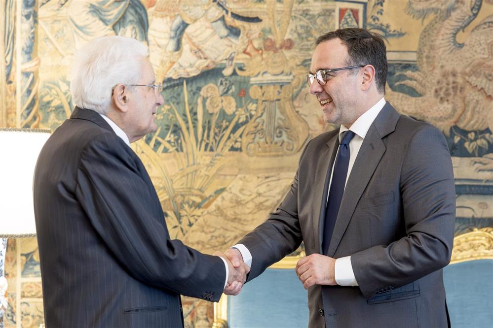 Θοδωρής Κυριακού - Sergio Mattarella Θοδωρής Κυριακού - Sergio Mattarella